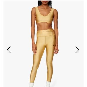 WEWOREWHAT
CHAIN HIGH RISE METALLIC LEGGINGS